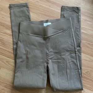 Khaki leggings